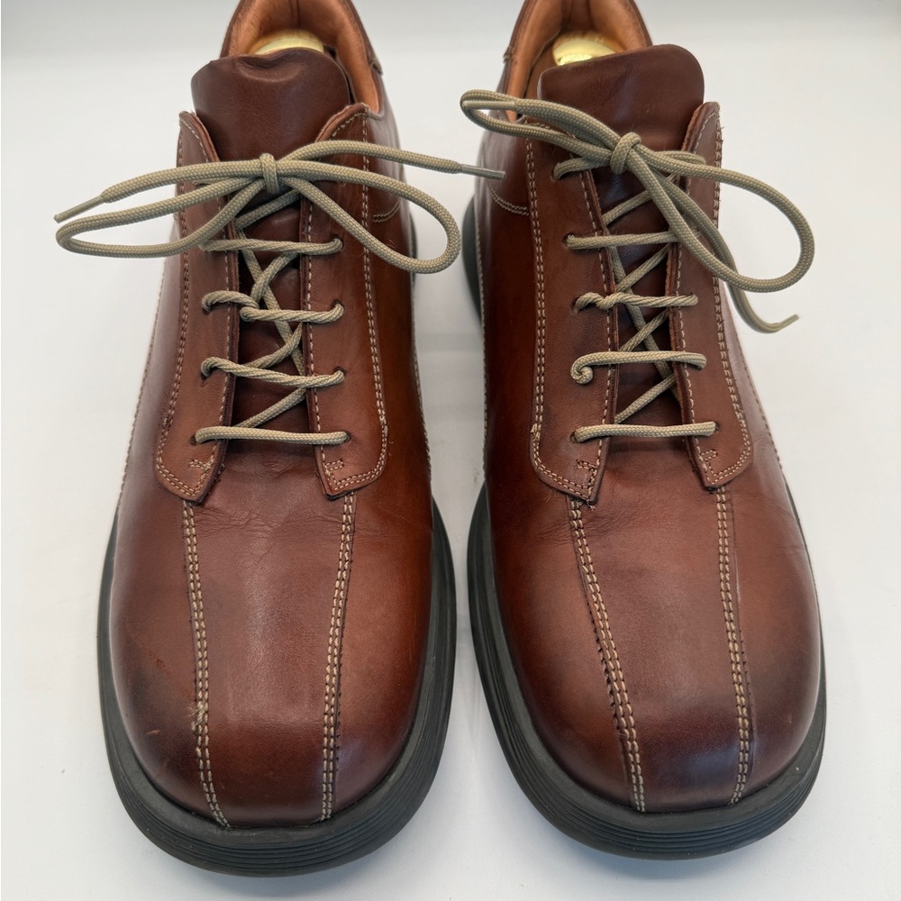 Men's Brown Leather Oxfords Made in Italy Size 12